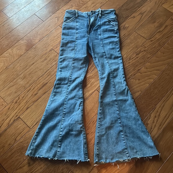 Free People Carina extra high rise flares - Picture 4 of 6